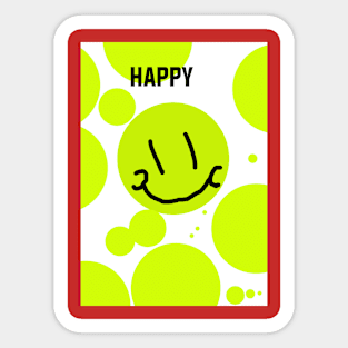 happy smile Sticker